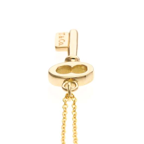 Tiffany Oval Key Necklace Pink Gold (18K) No Stone Women,Men Fashion Pendant ... - Picture 6 of 14